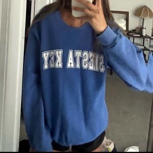 Blue crewneck